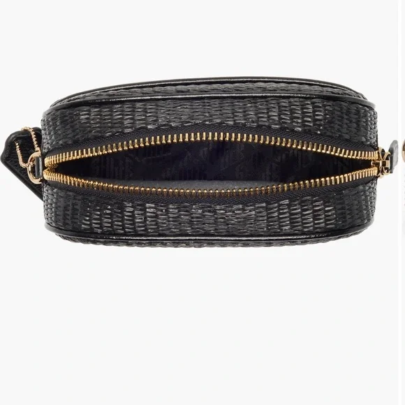 Kurt Geiger Black Woven Crossbody with Gold Chain - Picture 4 of 6